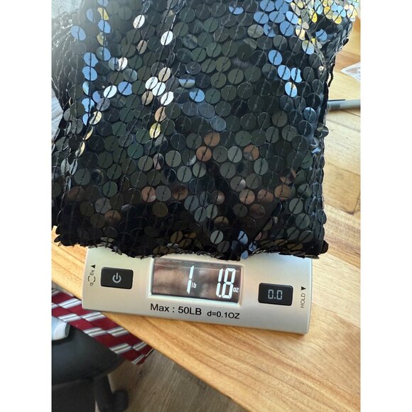 VTG Y2K Nite Way Sequin Prom Dress 8 Cut Out Fringe Mesh Mini Bodycon Cocktail - Picture 10 of 10